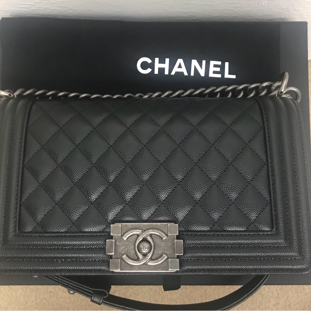 Chanel Boy Medium Bag Black